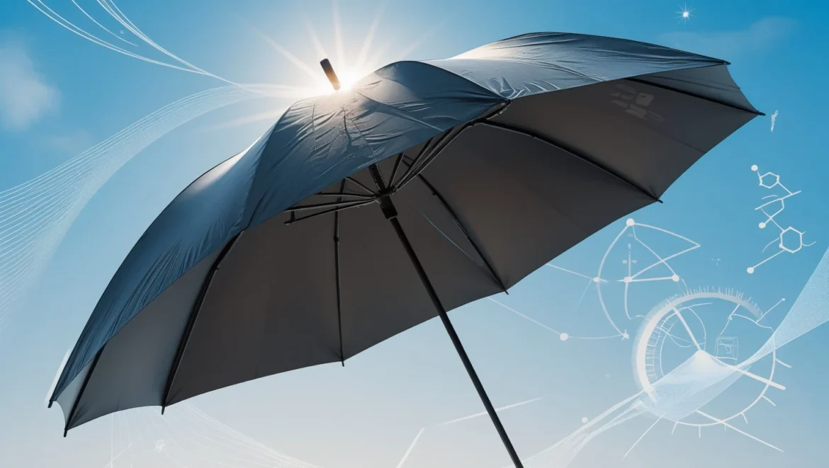 Black umbrellas: cost-effective, cool, versatile, and stylish.