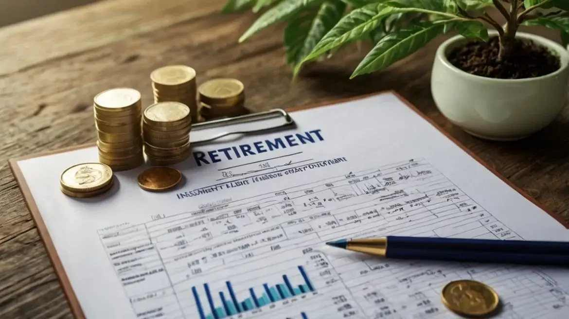 Chart comparing index vs. actively managed mutual funds for retirement.