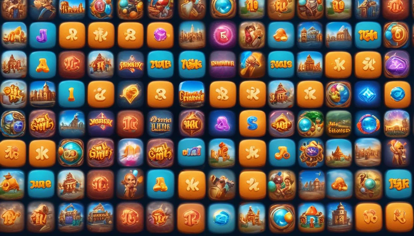 Screenshot of a diverse selection of Miniclip games showcasing various genres