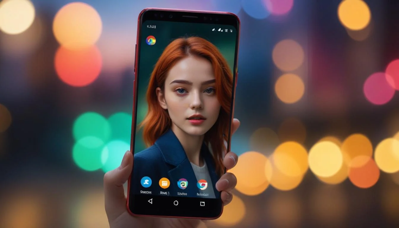 Screenshot showcasing Material You's Dynamic Color feature applied to the Android system UI