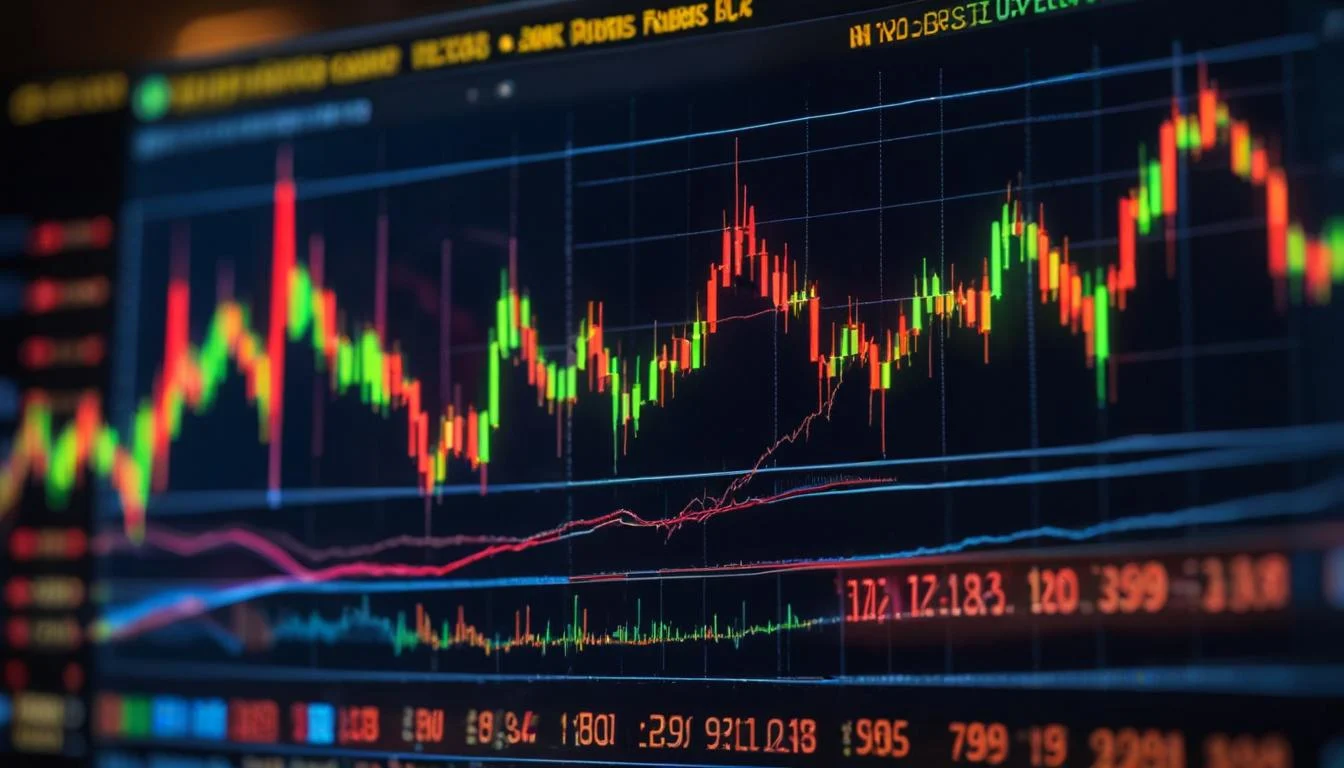 Chart illustrating the amplified effects of leverage on both profits and losses in futures trading