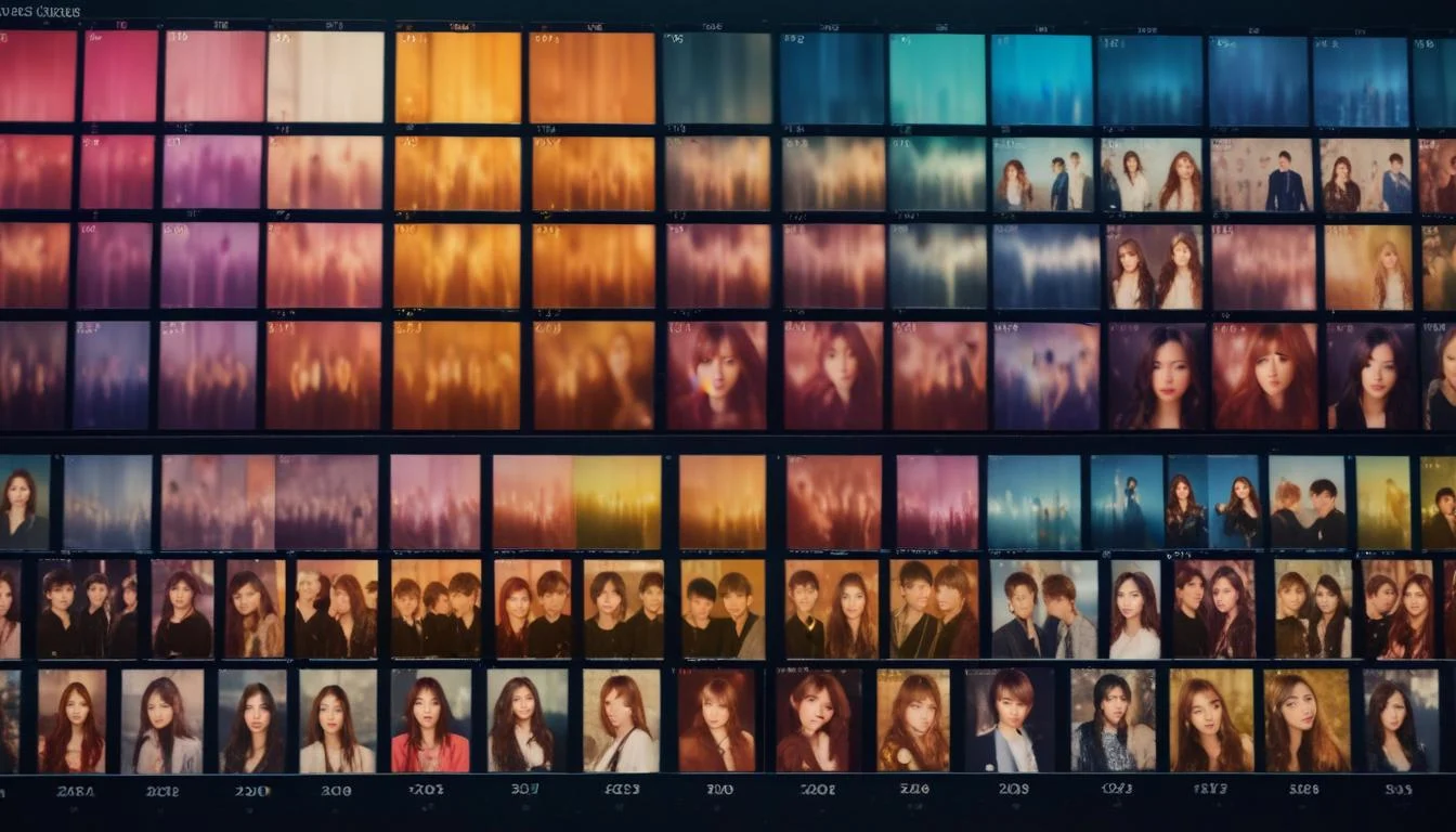 Chart showing the change in average K-pop album releases per year from 2010 to 2023