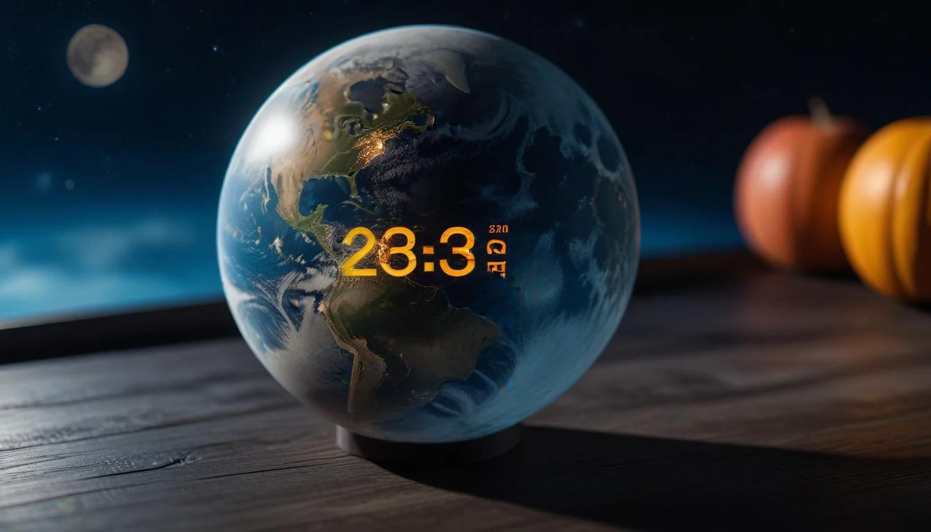 A table showing the date, time (UTC), distance from Earth, and visibility conditions for the October 2025 supermoon.