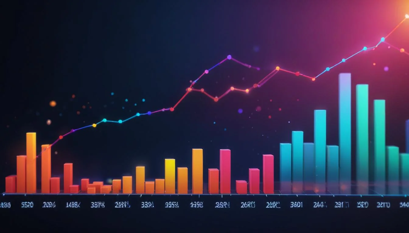 A graph showing the increasing adoption of AI by small businesses over the past five years.